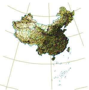 国家基础地理信息系统1：400万数据