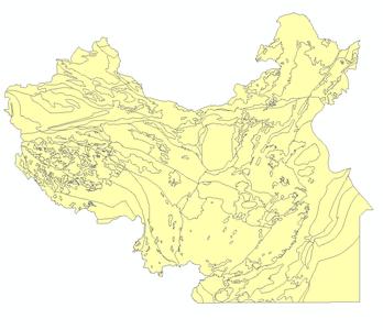 中国及邻近海域中型构造