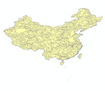 全国1比1400万土壤质地类型分布图_1980s