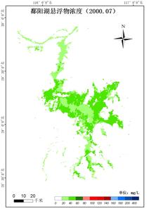 中国鄱阳湖悬浮颗粒浓度反演数据2000至2013