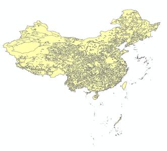 全国1比400万土壤有效钼含量分布图_1980s