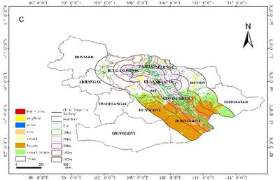 2015年中蒙铁路_蒙古段_荒漠化土地覆盖分布数据库