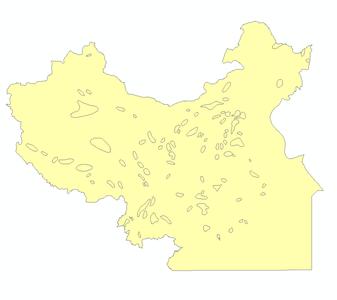 中国及邻近海域现代隆起沉降中心