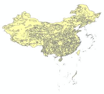 全国1比400万土壤有效铜含量分布图_1980s