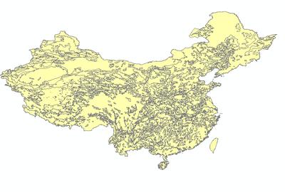 全国1比400万土壤有效铁含量分布图_1980s