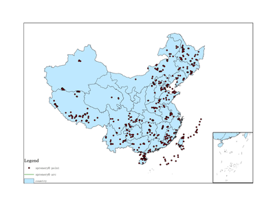 中国火山温泉地热流数据集