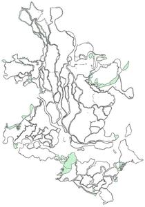 中国洞庭湖周边圩区空间分布变化数据1949至2013