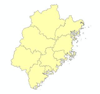 长江下游地区乡界_福建2004地市名数据