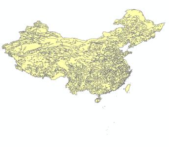 全国1比400万土壤全磷含量分布图_1980s