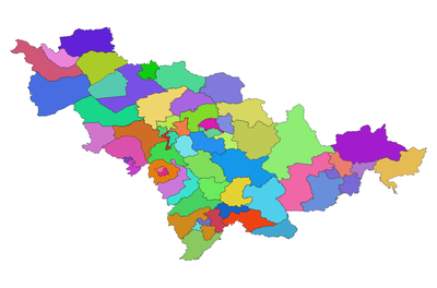 吉林省县级行政区划矢量数据