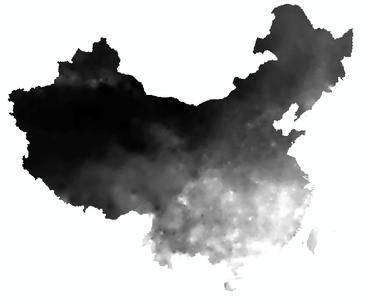 中国气象背景-年平均降水量数据