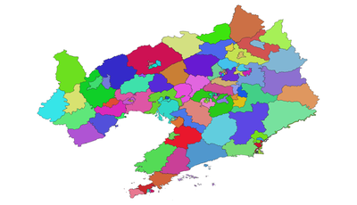 辽宁省县级行政区划矢量数据