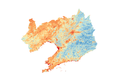 辽宁省2000-2015年MODIS植被覆盖度FVC数据