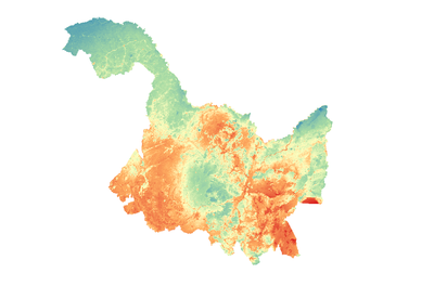 黑龙江省多年平均风速数据
