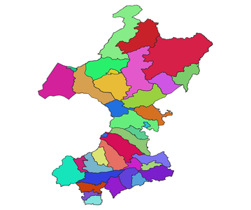 内蒙古自治区东四盟县级行政区划矢量数据