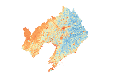 辽宁省2000-2014年MODIS归一化植被指数NDVI数据