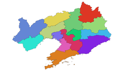 辽宁省市级行政区划矢量数据