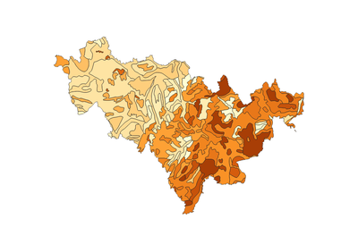 吉林省地貌矢量数据