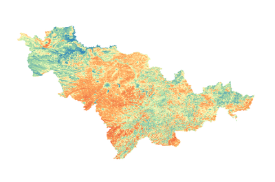 吉林省1998_2008年SPOT归一化植被指数NDVI数据