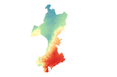 内蒙古自治区东四盟多年平均气温数据