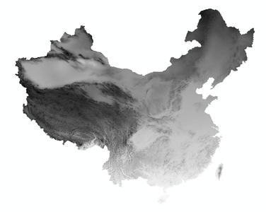 中国2009年逐年年平均气温空间插值数据