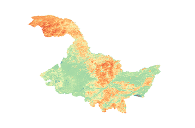 黑龙江省2000_2014年MODIS加强型植被指数EVI数据