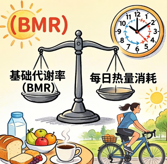 基础代谢率（BMR）与每日热量消耗在线计算器