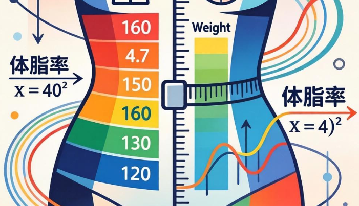 基于腰围和体重计算体脂率的在线计算器