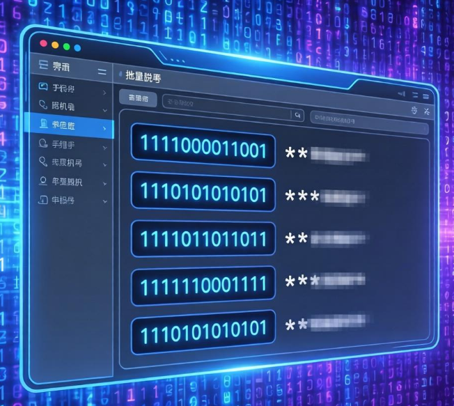 手机号批量脱敏在线工具