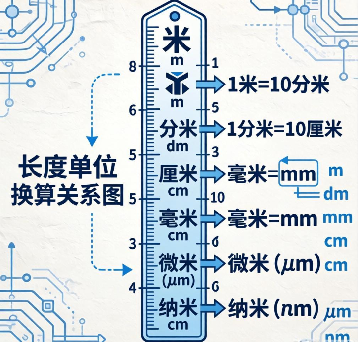米 分米 厘米 毫米 微米和纳米换算在线计算器