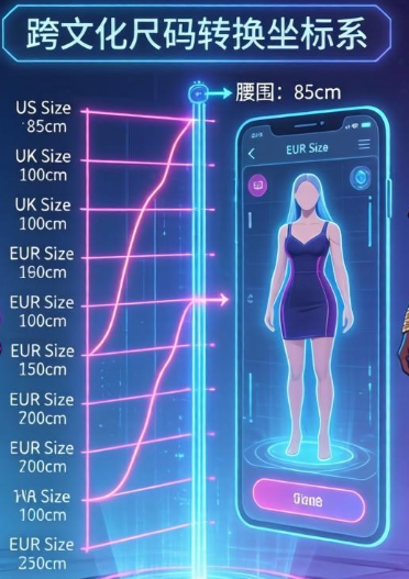 各国女性服装大小转换在线计算器