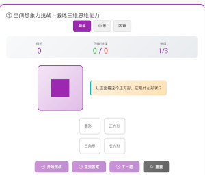 空间想象力挑战