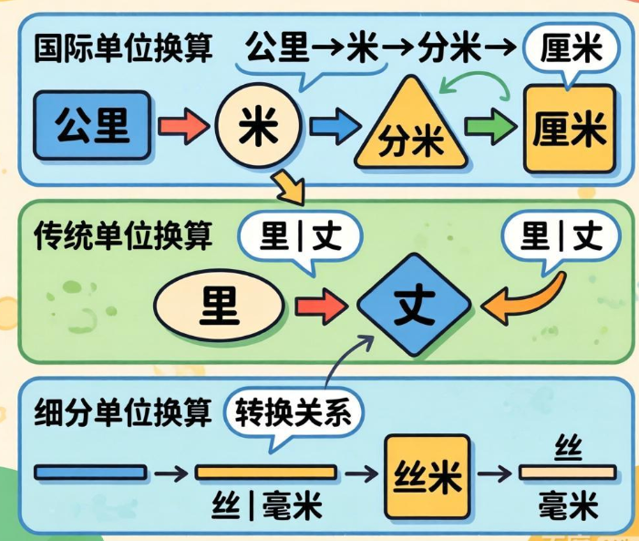 长度单位在线转换计算