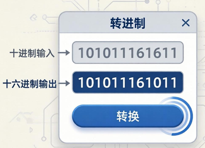 十进制十六进制转换在线计算工具