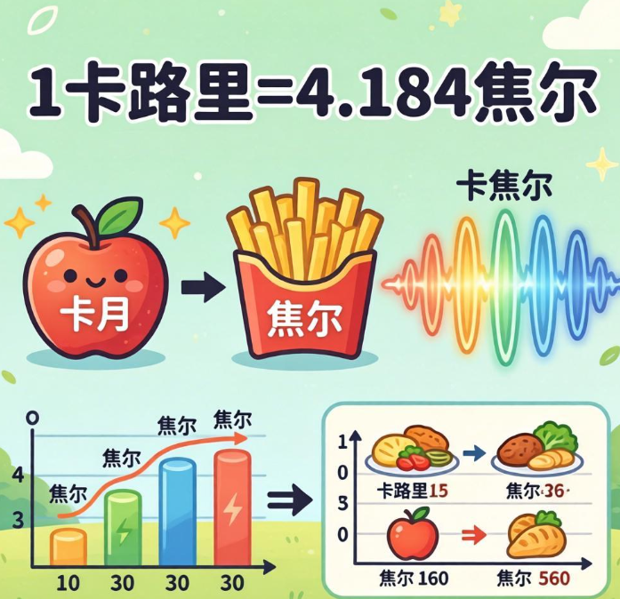 卡路里与焦耳单位在线转换