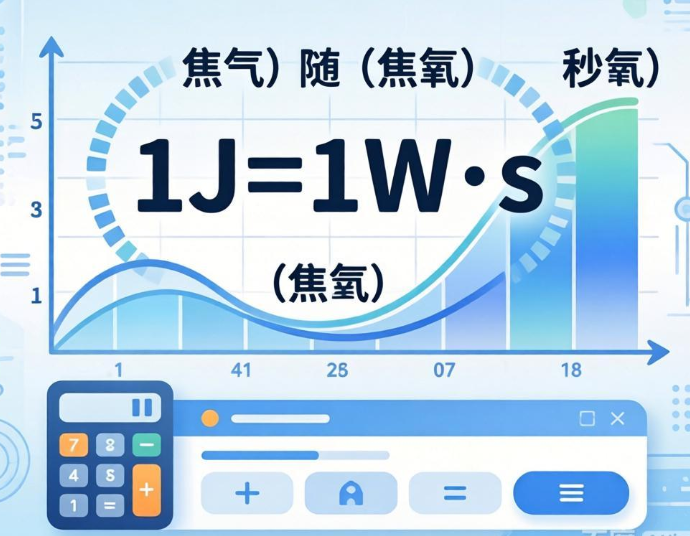 瓦特，秒在线换算为焦耳