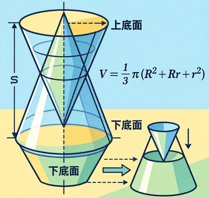 截头直圆锥在线计算器