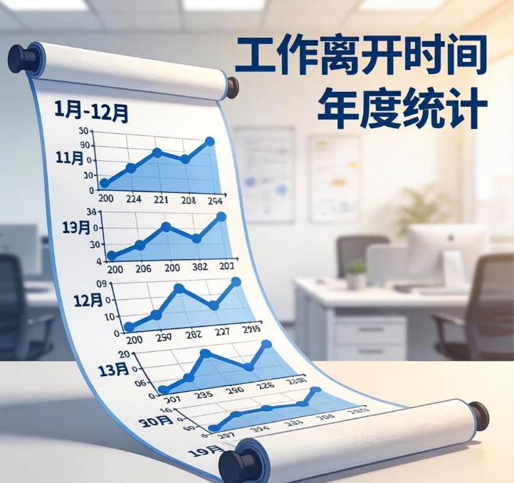 工作离开时间年度统计在线计算器