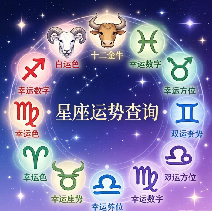 十二星座运势查询在线计算工具