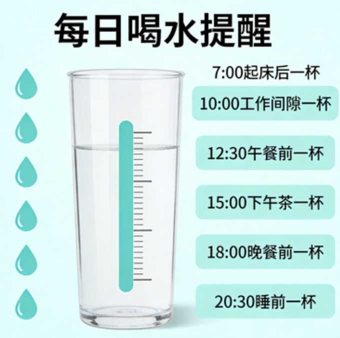 每日喝水计算工具