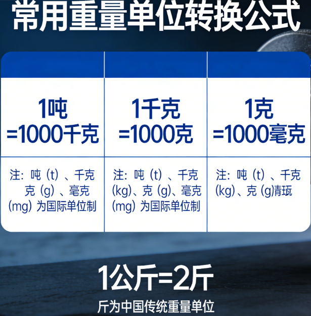 常用重量单位在线转换计算器