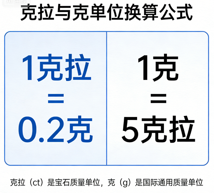 克拉与克单位换算_在线计算器