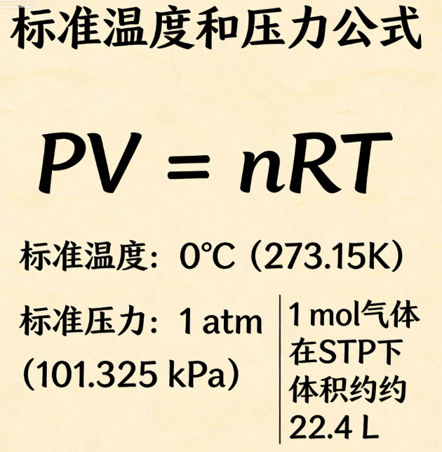 标准温度和压力在线计算器