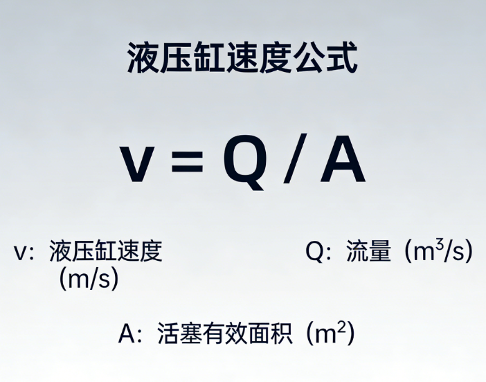 对液压缸速度的在线计算器