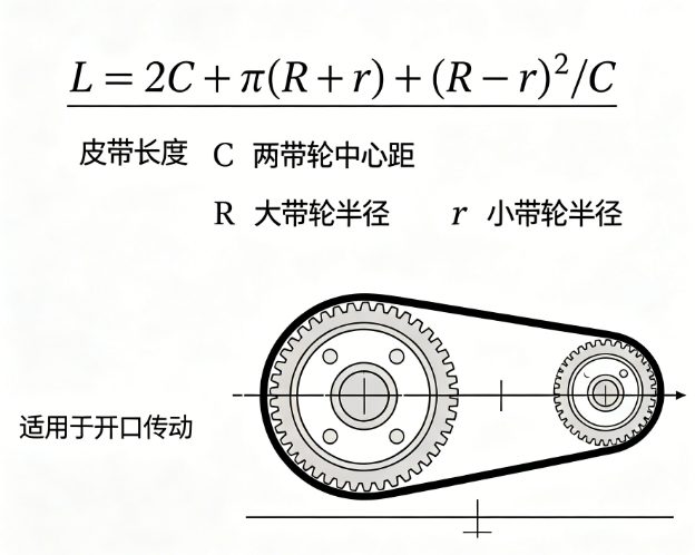 皮带长度计算器_在线计算工具