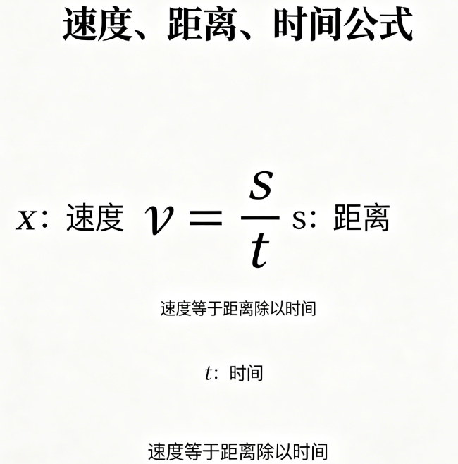 速度、距离、时间在线计算器