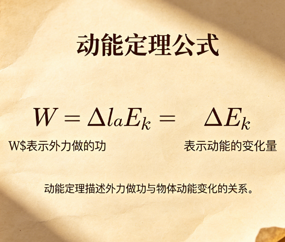 物理动能定理在线计算器