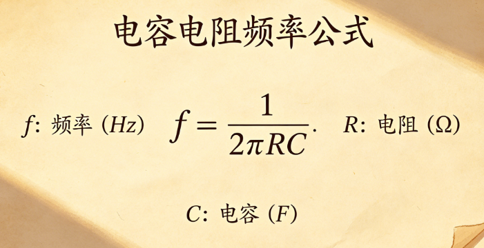 电容电阻频率在线计算器