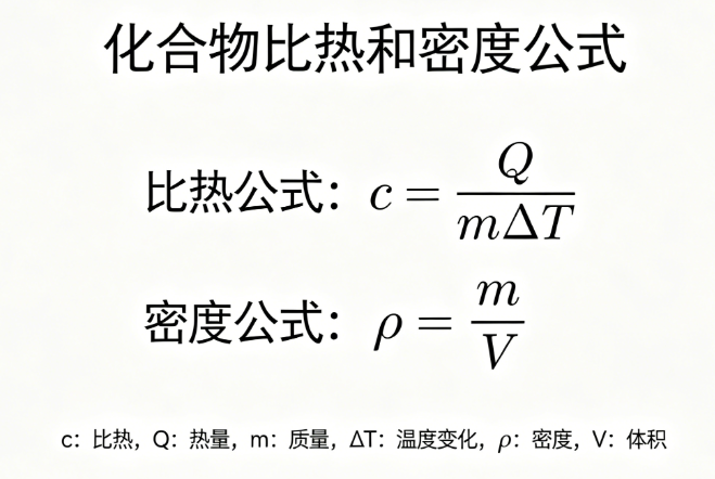 化合物比热和密度在线计算器