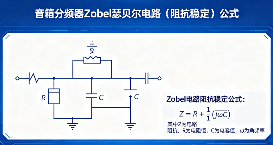 音箱分频器计算器_Zobel瑟贝尔电路（阻抗稳定）